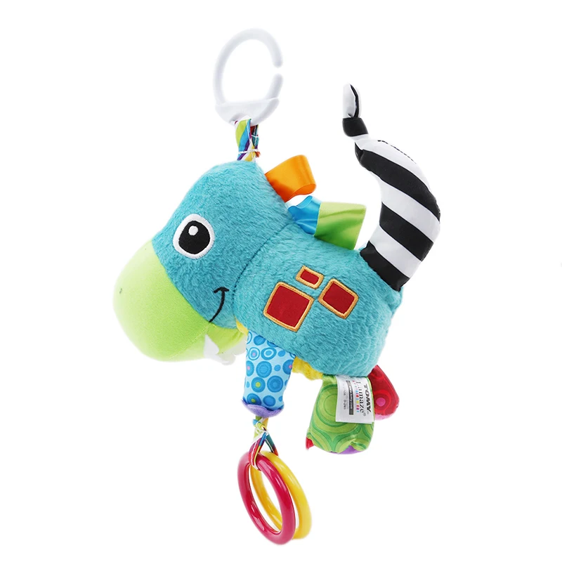 

Hanging Bed Bell Infants Plush Toy Rubber Ring Newborn Dinosaur Kids Toy Baby Early Educational Toys