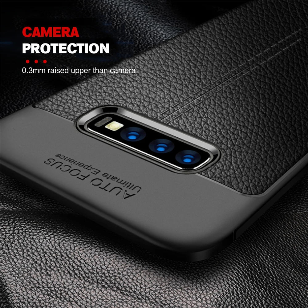 Силиконовый чехол Vothoon из искусственной кожи для Samsung Galaxy S20 Ultra S10 Plus S8 S9 Note 8 9 10