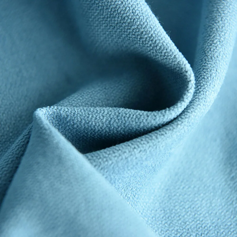 Современные однотонные синие бирюзовые теплоизолированные затемненные шторы для гостиной, сплошные белые Искусственные линии, прозрачная вуаль на окно, тюль TM0193 - Цвет: Cloth