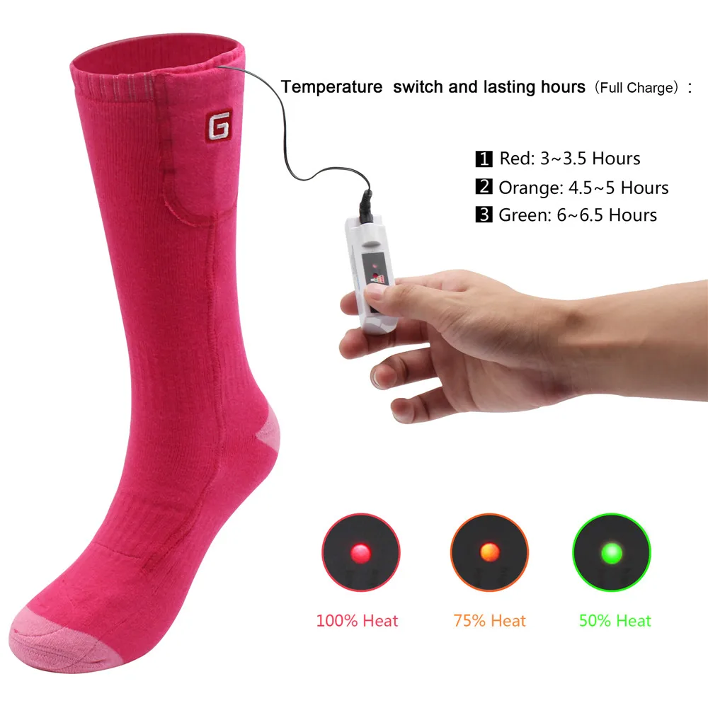 4 heating socks