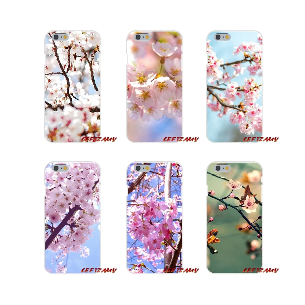 Модный динамический чехол из ТПУ с цветком вишни для Samsung Galaxy S3 S4 S5 MINI S6 S7 edge S8 S9 Plus