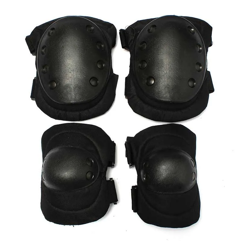 Buy 1 Set 6 Color Airsoft Tactical Adjustable Knee & Elbow Protective Pads Set