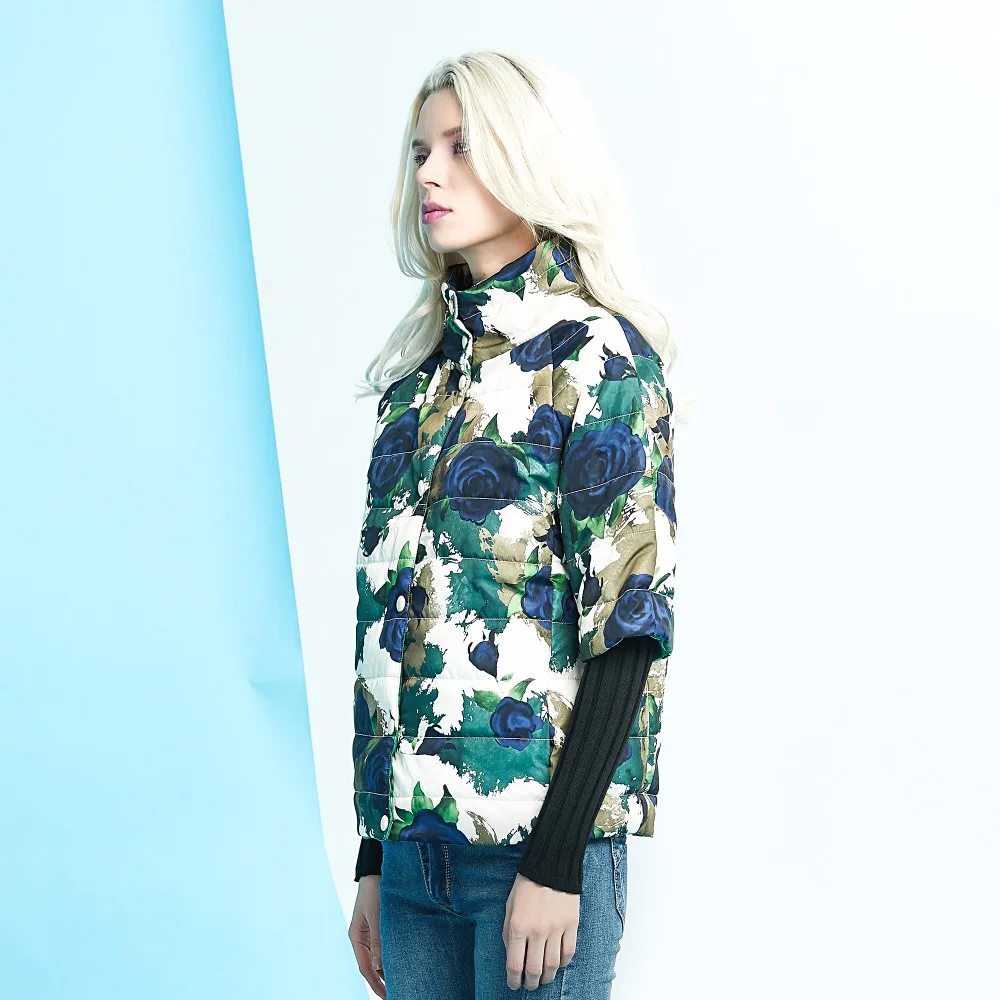 chu sau beauty 2018 Spring Autumn Warm Winter Jacket Women New Fashion Women's Solid Color Cotton Spring Women's Parka Collar