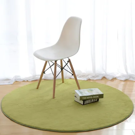 

Criticizing home textile circle carpet brief fashion coffee table hanging basket household solid color blanket computer chair