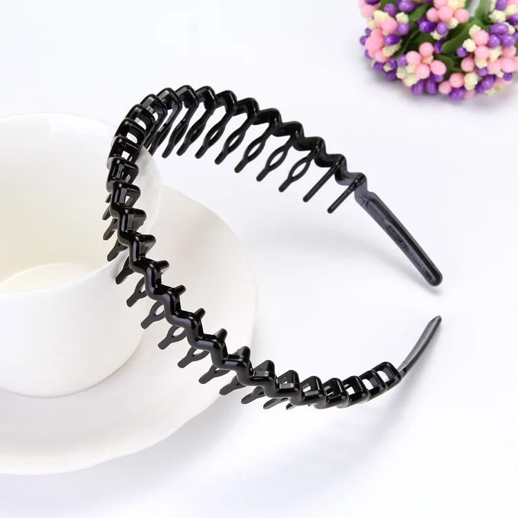 

2Pcs/Set New Popular Mens Women Unisex Black Head wear Hair Accessories Head Hoop Band Headband Hairband Hairpins Styling Tools