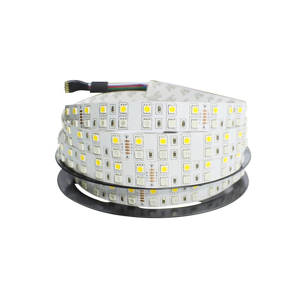 SMD 5050 двухрядная Светодиодная лента RGBW / RGBWW Светодиодные ленты светильник DC24V 120