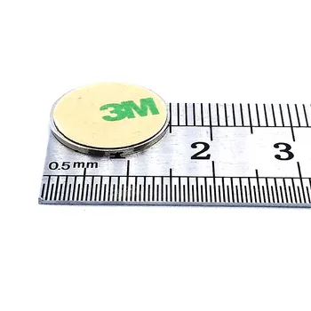 

10PCS 15x1.5 mm Neodymium Magnet Rare Earth with 3M Adhesive Permanet Magnets for Art Craft 15*1.5m Refrigerator handmade