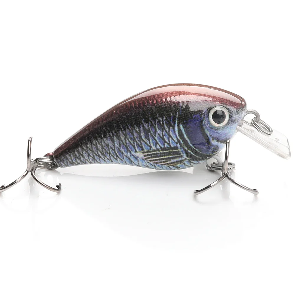 VTAVTA 1 PC Fishing Lure Crankbait Plastic lure Minnow Wobbler 6.34g 5cm artificial fishing lure Lifelike hard lure bait - Цвет: classic color 8
