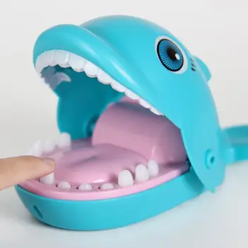 

Dolphin Shape Tricky Biting Fingers Toy Parent-child Interactive Board Game Kids Funny Toy For Children Gift