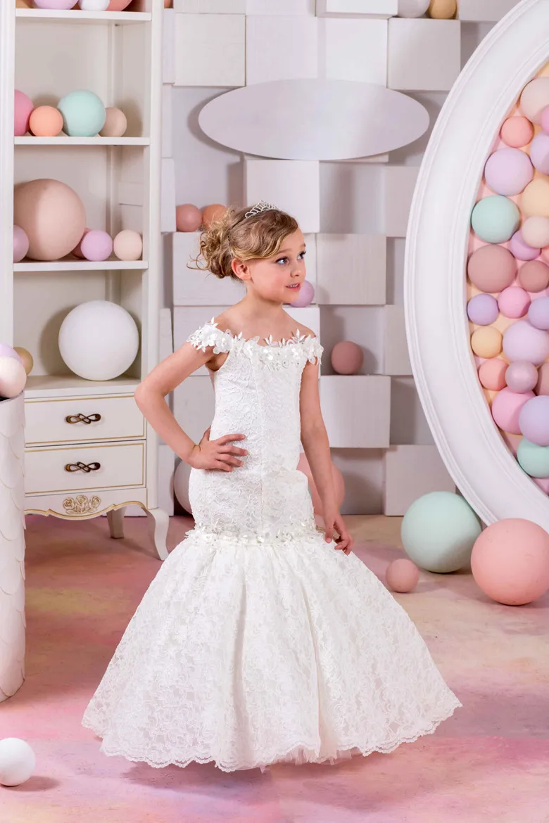 Hot-Sale-New-Little-Girls-First-Communion-Dresses-Mermaid-Lace-Shoulderless-Flower-Girl-Dresses-for-Weddings