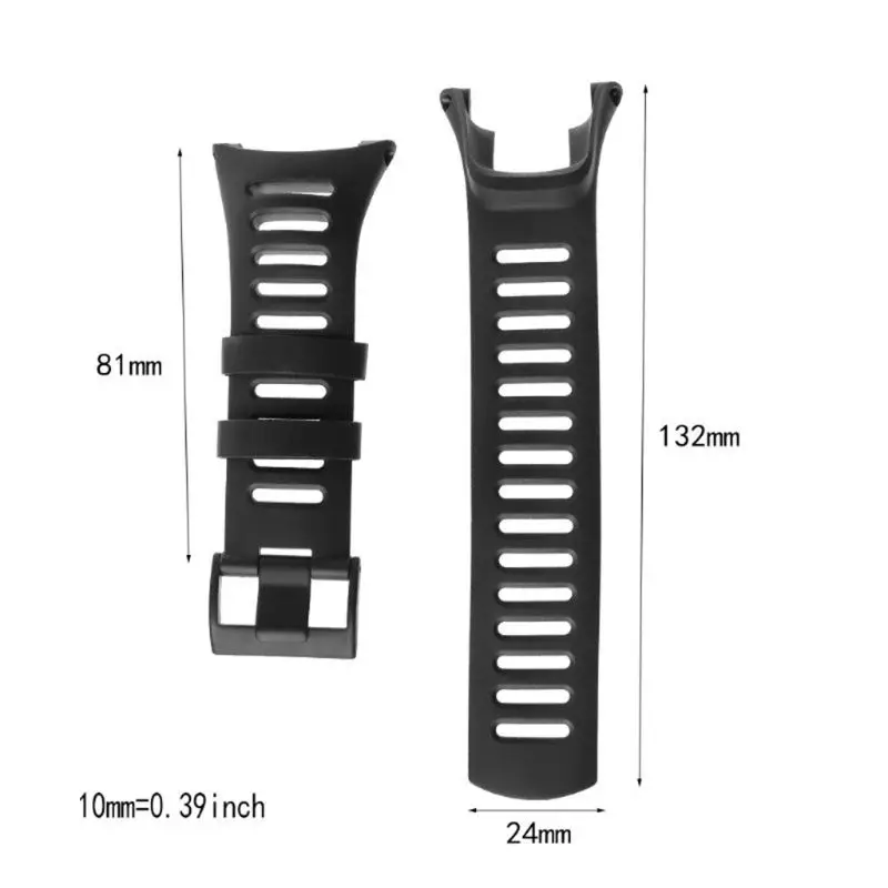 Мягкий резиновый ремешок для наручных часов Замена для SUUNTO Ambit 1 2 3 4 пиковый 2R 2S 3S 3R сапфир Смарт часы браслет аксессуары