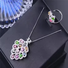 Натуральный ожерелье из турмалина кулон+ набор колец S925 с инкрустацией, из чистого серебра ювелирные украшения с турмалином взрыв драгоценный камень ювелирные изделия