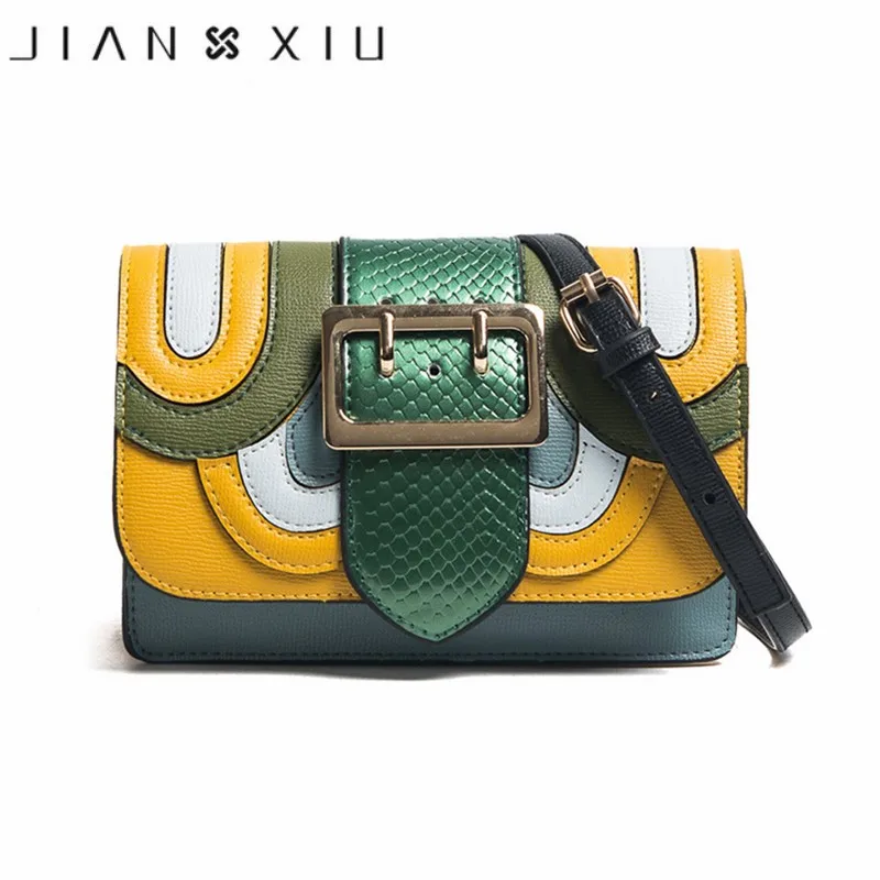 

2019Leather Patchwork Messenger Bags Luxury Famous Bags Women Handbags Designer High Quality Metal Hasp Flap Small Shoulder Bags