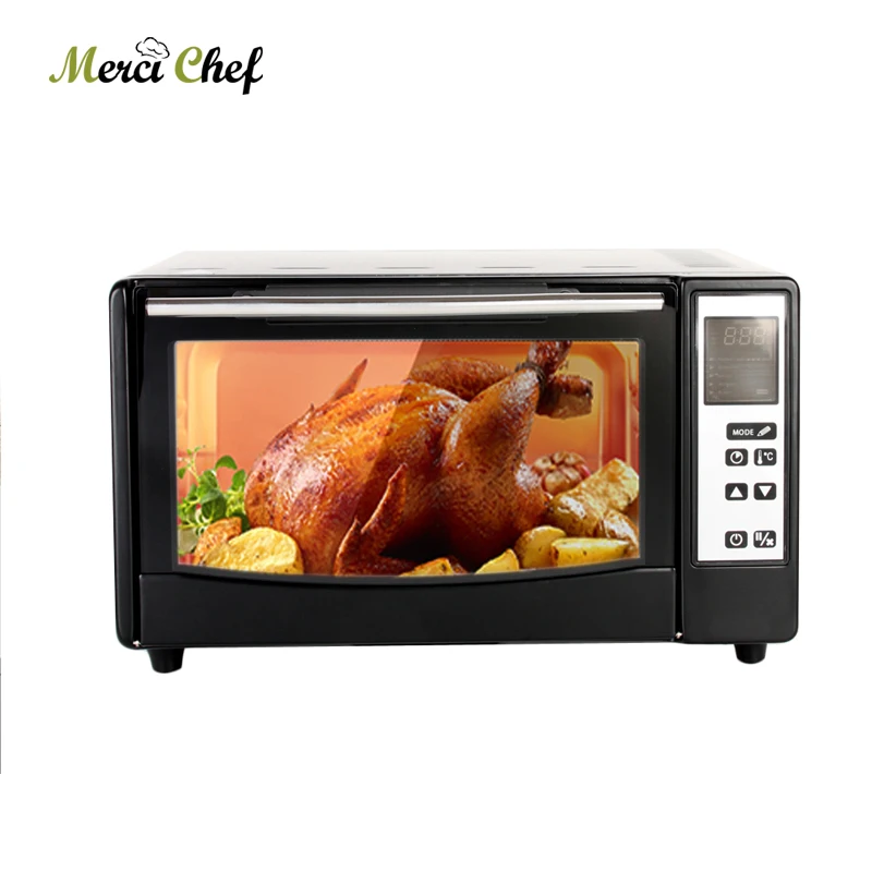 

Electric oven household 10L capacity Stainless steel oven pizza oven multifunctional baking 220V