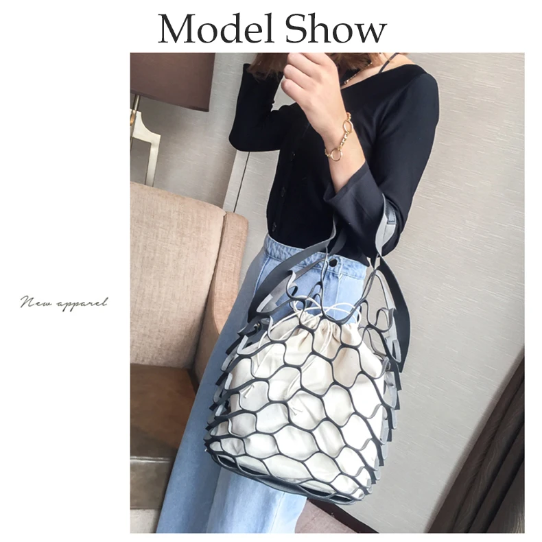 Hollow out women net bag (5)