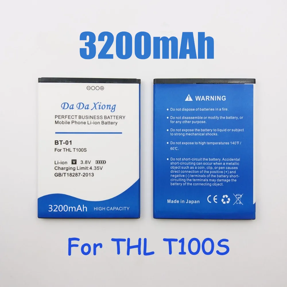

3200mAh BT-01 Battery for THL T100S T11 T100 Replacement phone battery