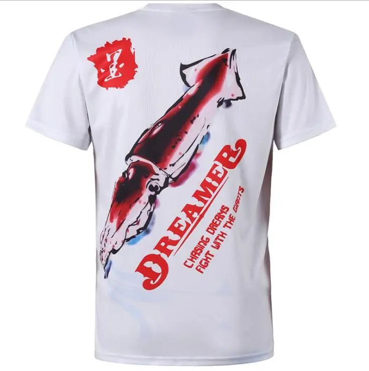 Daiwa одежда для рыбалки летняя футболка дышащая анти-пот Спортивная быстросохнущая футболка анти-УФ Мужская Наружная велосипедная рыболовная футболка - Цвет: 7