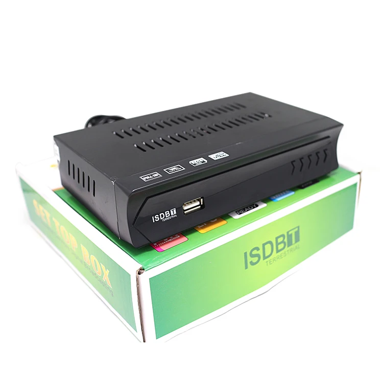 2019 TV Receiver HD Digital ISDB-T TV Tuner Receivable MPEG4 1080p HD ISDBT Tuner For Brazil Peru Argentina Chile Video Receiver