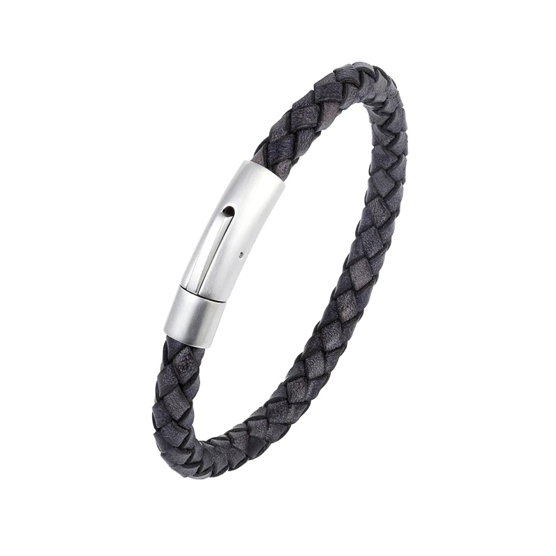 

Brand New Design Trendy Jewelry Wholesale Handmade Braided Vintage Genuine Leather Bracelet Bangle For Men Womes Friendship Gift