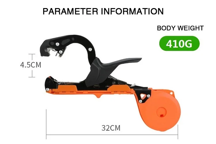 WWW KLY завязывающая машина для садовых растений Tapetool Tapener с 5 лента в рулоне 10000 шт. ногтей овощей, винограда, томатов, перец