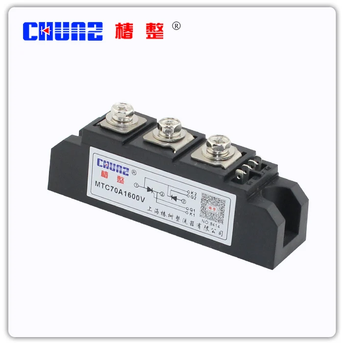 

[BELLA] Thyristor module MTC70A1600V thyristor module - Chunshu rectifier chunz --5pcs/lot