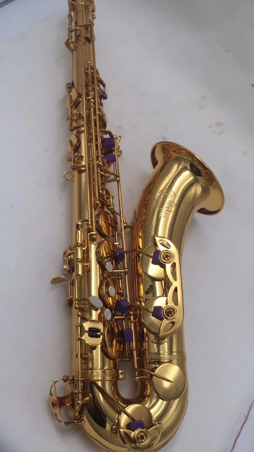 

New Professional MARK VI Model Alto/ Tenor Saxophone Gold Lacquer Sax Brass with Mouthpiece Pads Reeds Bend Neck