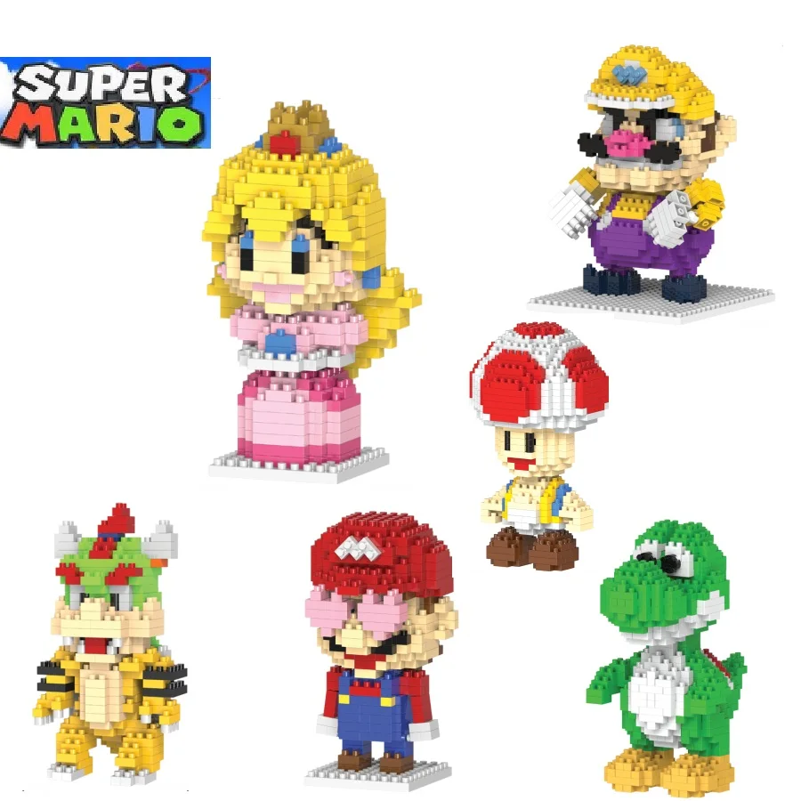 HC конструктор Марио Yoshi Мультяшные строительные игрушки Wario фигурки на аукцион