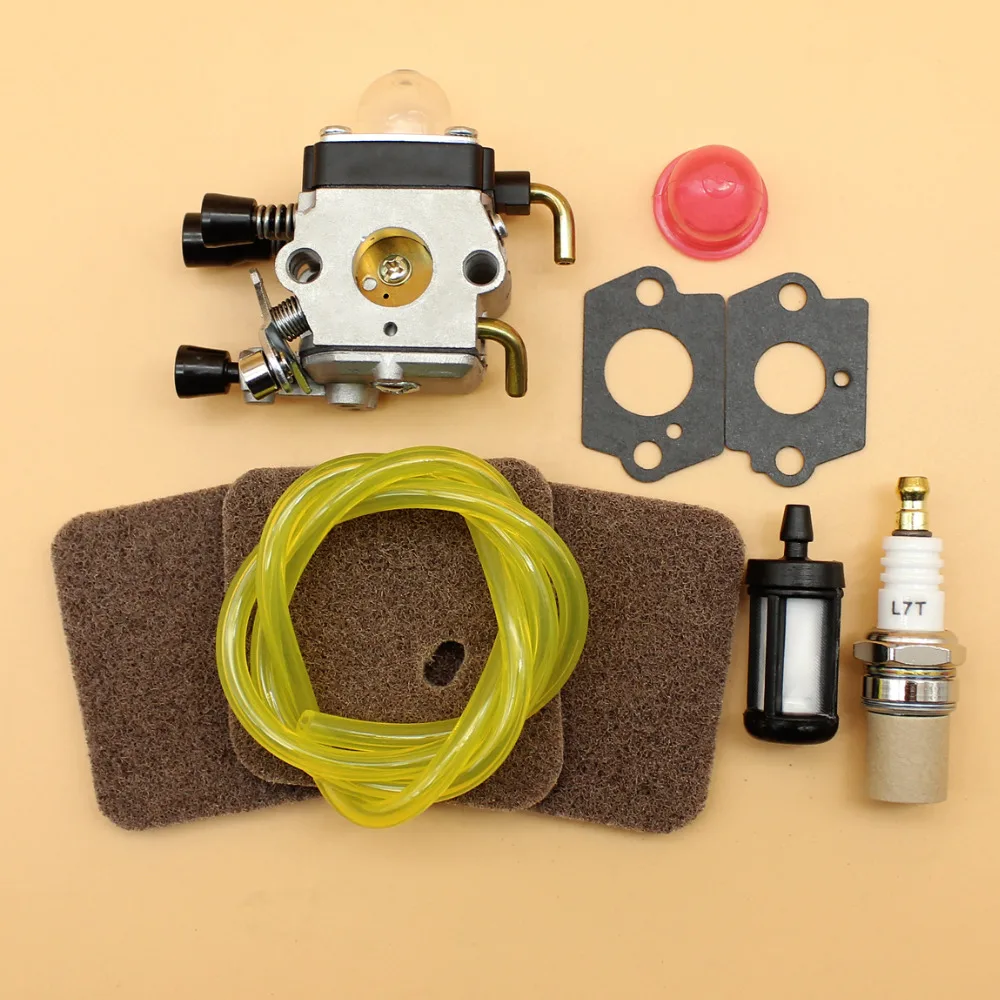Carburetor Air Filter Kit For STIHL FS74 FS75 FS76 FS80 FS85 FS38 FS55 Weedeater Trimmer