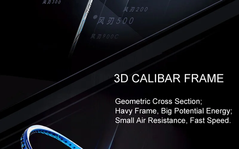 Li-Ning 3D CALIBAR 600B/600C/600 профессиональная ракетка для бадминтона с одной подкладкой AYPM322/AYPM386/AYPP016 ZYF247