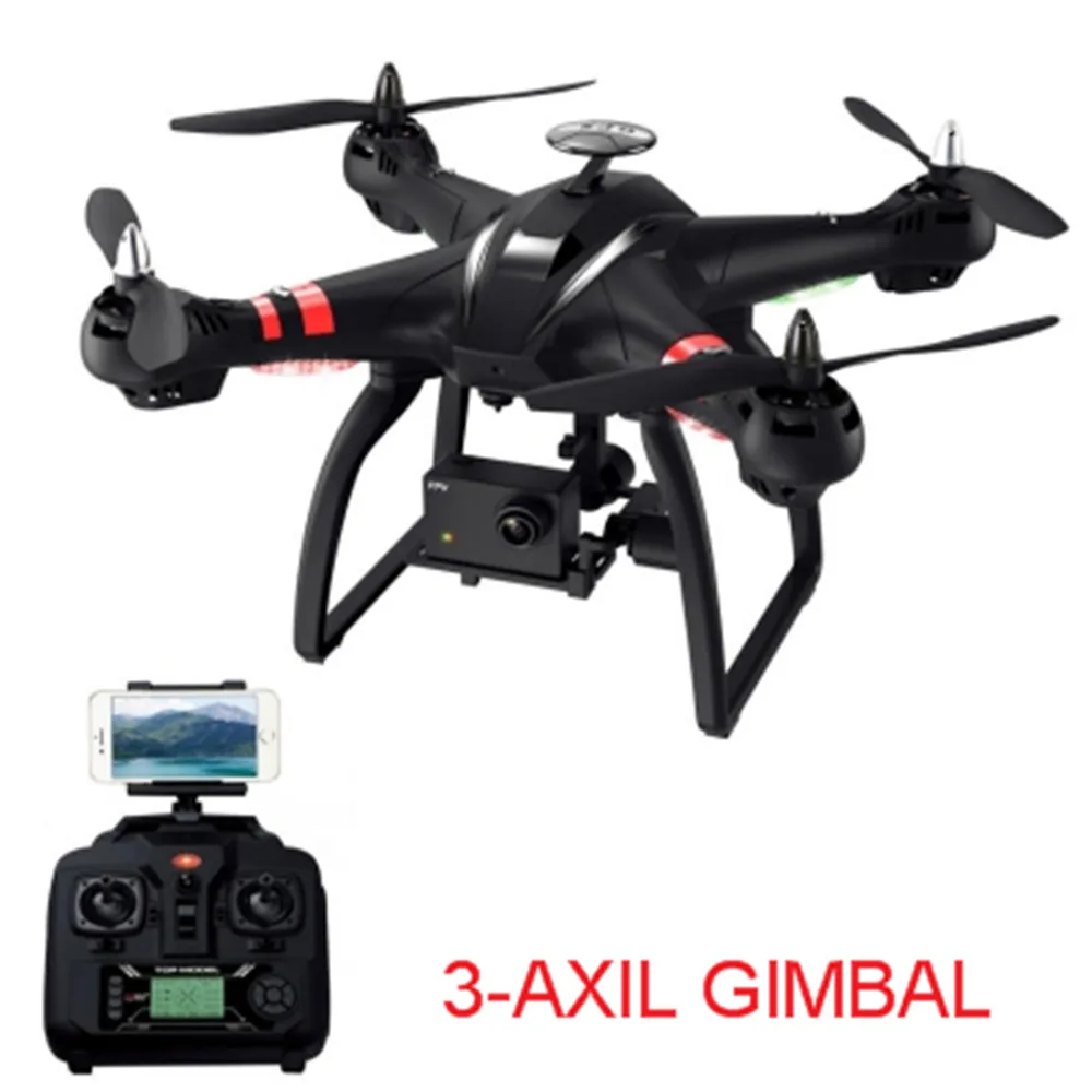 Квадрокоптер BAYANGTOYS X22 RC дроны двойной gps бесщеточный мотор 3 оси с WiFi FPV 1080P HD камера Безголовый режим RC игрушки - Цвет: 3 Axis Gimbal