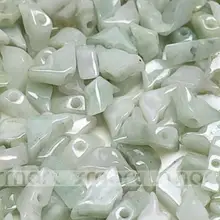 100 шт. восковой белый Класс натуральный драгоценный камень нефрит юаней Bao слитка Форма свободные Бусины