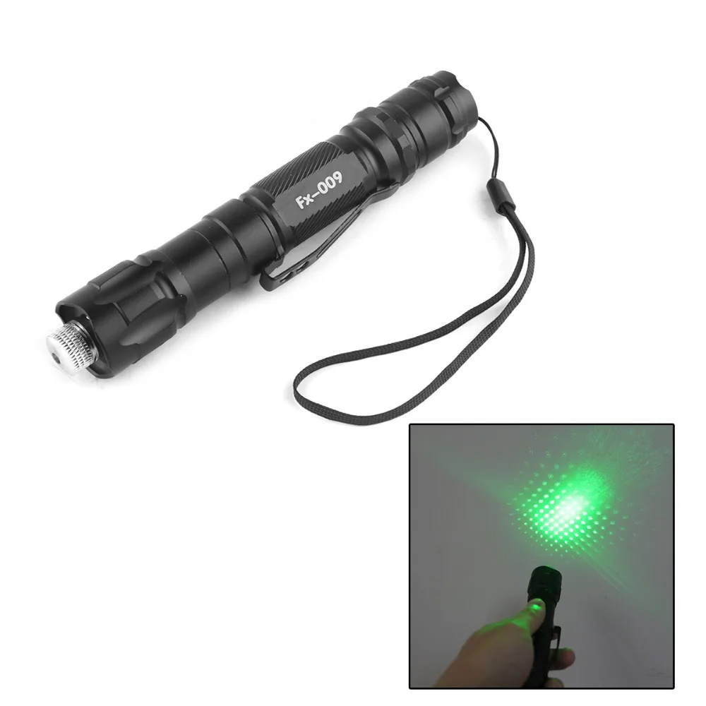 

Fuloophi New laser light 5mW Laser pointer 8000 meters green light with 5 different and changeable light patterns laser pen