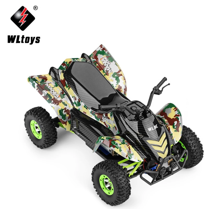 Оригинальный Wltoys 12428 A 1/12 2 4G 4WD 50 км/ч Электрический матовый внедорожный мотоцикл