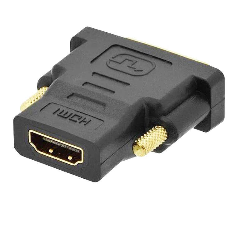 DVI к hdmi адаптер конвертер DVI 24+ 1 папа к HDMI Женский позолоченный и высокое качество