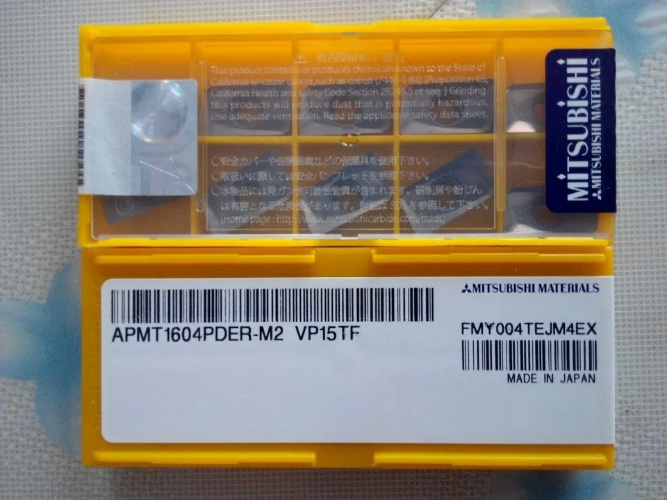 10 шт. APMT1135PDE-M2-VP15TF ЧПУ твердосплавные пластины индексируемое фрезерование вставка
