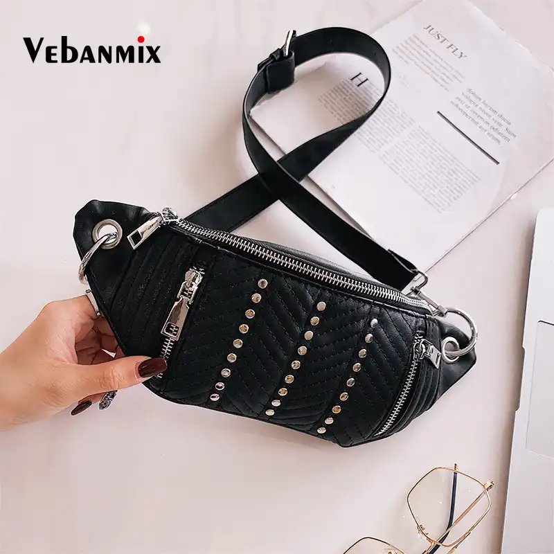 designer leather fanny pack