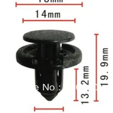 Влезает в 8 мм отверстие автомобиля пальто вешалка бампер Клип push-type фиксатор чехол для Nissan Maxima 01553-09611