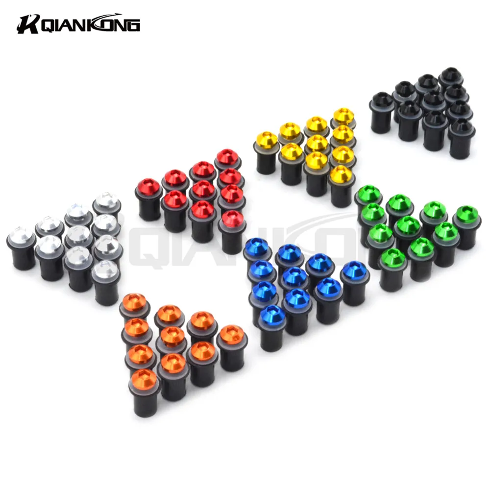 

10 pcs m5 CNC universal Windscreen Bolts motorcycle screws and bolts nuts FOR SUZUKI DL1000 V-Strom 2002-2014 GSR 600 2006-2010