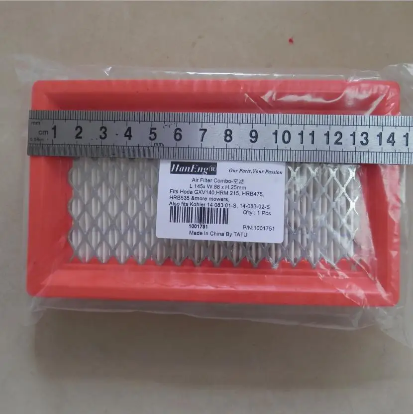 GXV140 AIR FILTER COMBO 145X88X25MM HONDA GXV140 HRM215 3