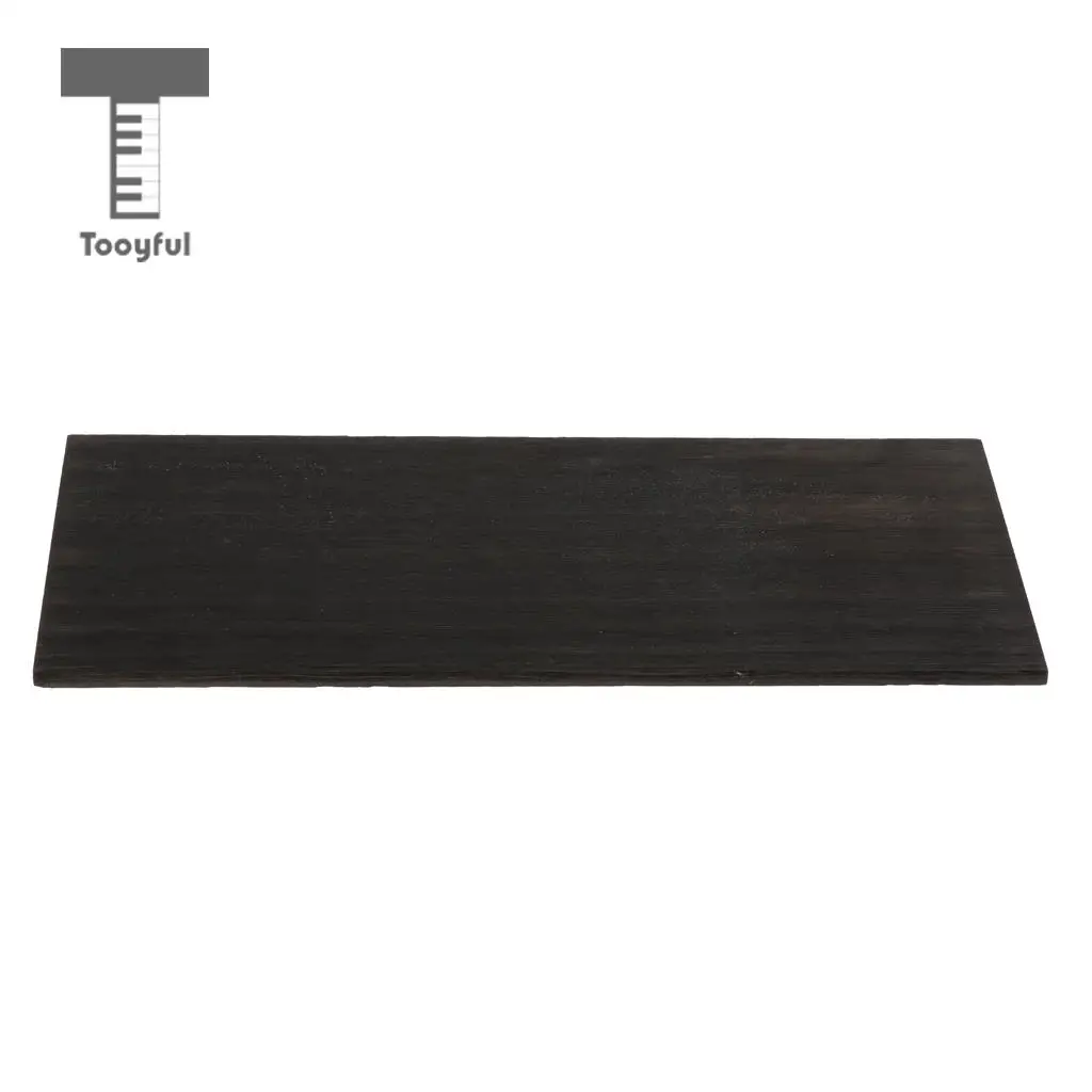 Guitar Wood Headplate Veneer Headstock for Luthier Parts Accessories Black