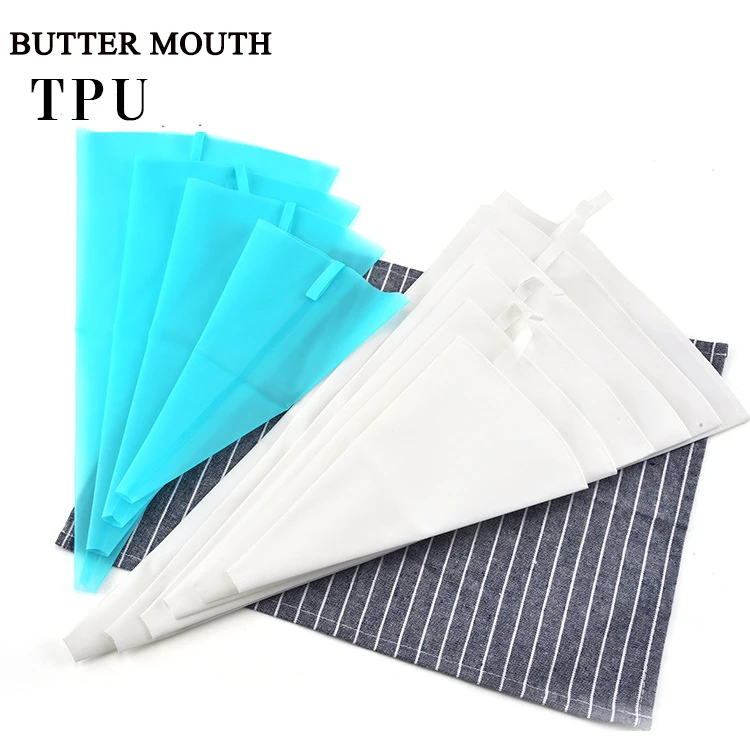 

BEEMSK 1pcs Silicone Decorating Bag TPU Decorating Bag Cream Decorating Tools Baking Tools Reusable Icing Cream Pastry Bag