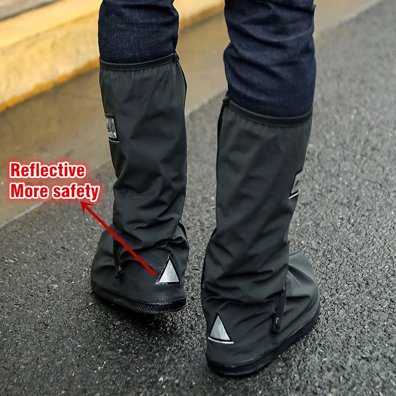 GUIGU Rain Shoes Cover Waterproof Slip-Resistant Cycling Overshoes