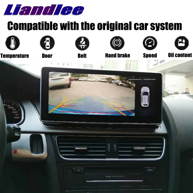 Top Liandlee Car Multimedia Player NAVI 4G RAM For Audi A5 8T 2007~2016 CarPlay Adapter System Radio Stereo GPS WIFI Navigation 12