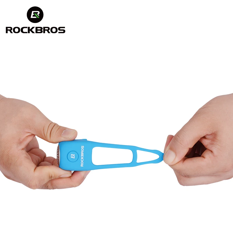 Звонок велосипедный ROCKBROS Электрический с силиконовым покрытием 110