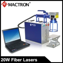 Mopa 20W Fiber Laser Marking Machine For Marking Black On Aluminium Oxide