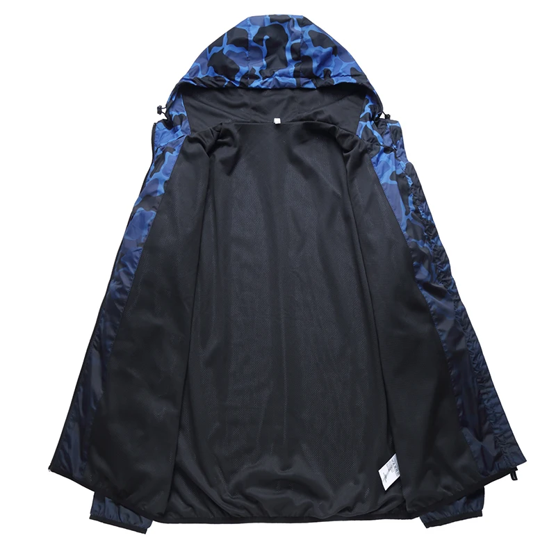 Grande 7xl Taille 2019 Blue Coupe Vestes De Automne Nouveau Hommes Capuche À Mode vent Veste yellow Printemps 8xl 511F4xwqR