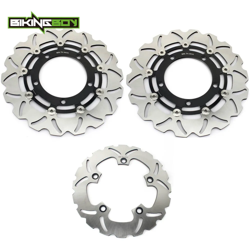 

BIKINGBOY Front Rear Brake Discs Disks Rotors GSF 650 1250 Bandit / S ABS 07 08 09 GSX 650 F GSR 400 600 750 / ABS GSX 1250 FA