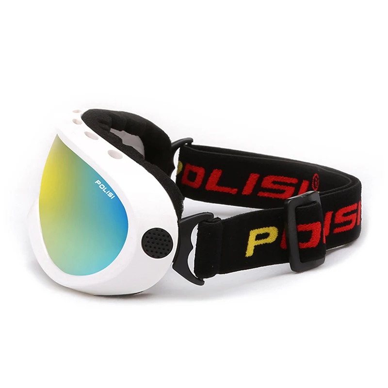 POLISI зимние уличные Лыжный Спорт очки Для мужчин Для женщин сноуборд Скейт лыжные очки UV400 Анти-туман Альпинизм снег очки