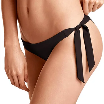 

TOKITIND Swimwear Women 2020 Cheeky Bikini Bottom Adjustable Side Ties Brazilian Thong Swimsuit Classic Cut Bottoms Biquini Swim