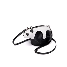 2016 Cute Animal Panda Bags PU Leather Women Cartoon Messenger Bags Brand Female School Shoulder Bag Handbags AS8087PD